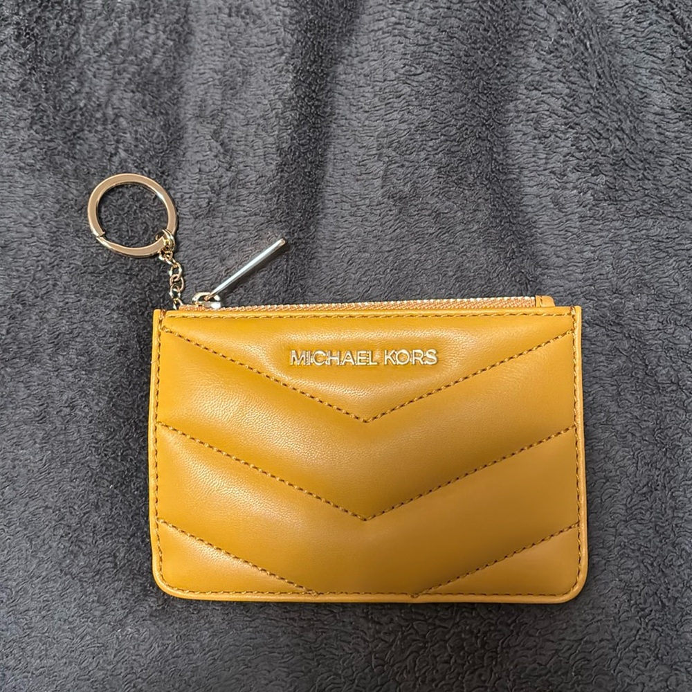 Yellow Michael Kors Wallet